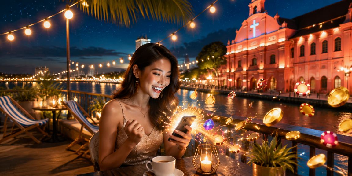 Pengguna Malaysia log masuk ke akaun batik88 melalui telefon mudah alih di Melaka
